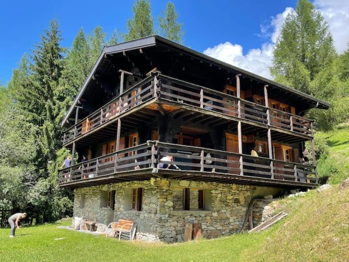 Chalet Singlinaz Zinal Esterno foto